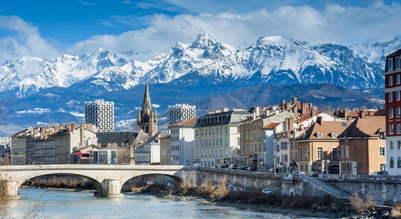 La Mezzanine - Grenoble Centre Gare - Appartement Et Parking Dış mekan fotoğraf